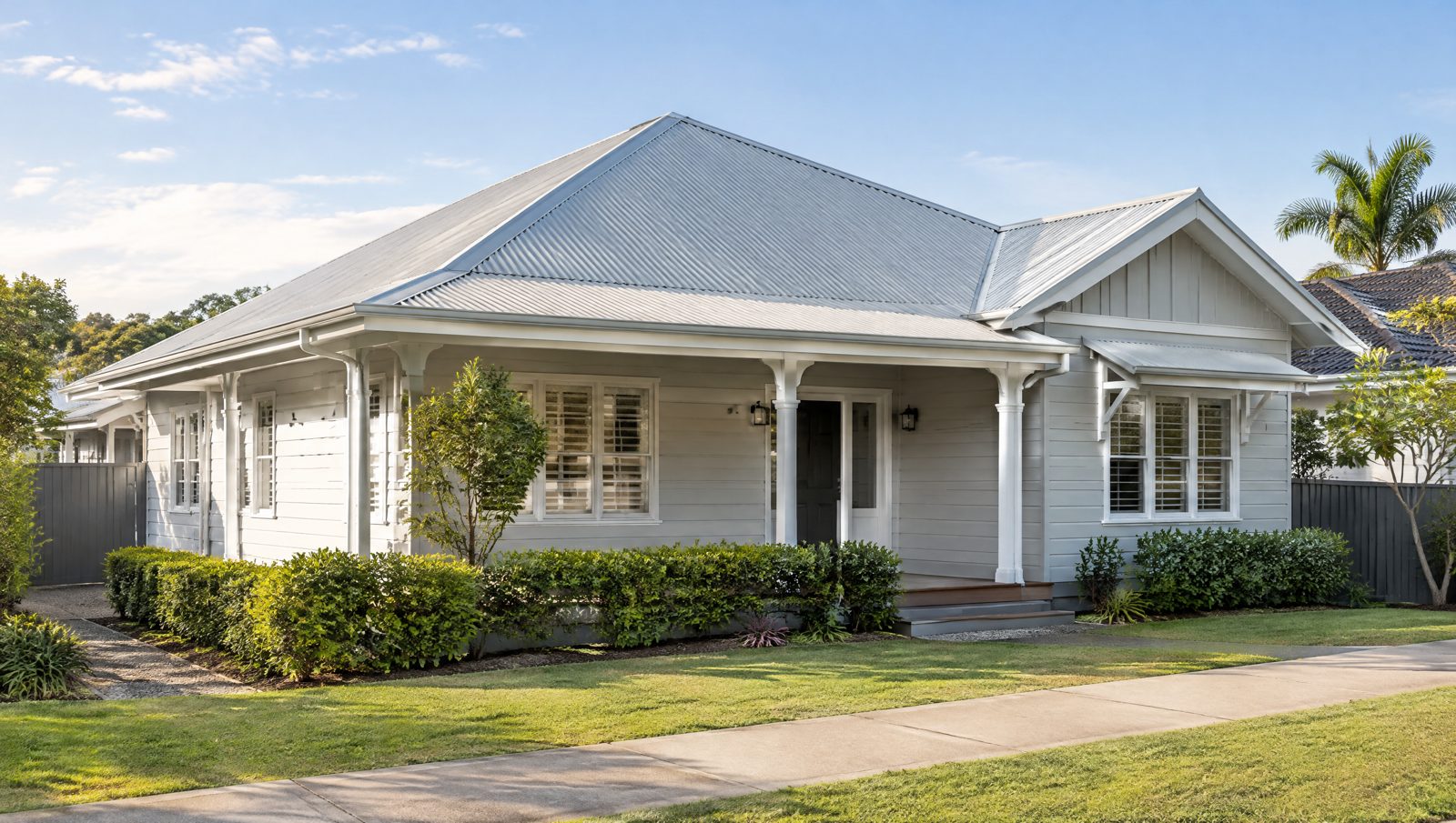 Queensland home with a pitched roof